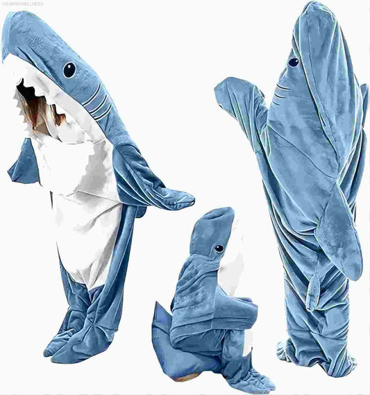 Ambitelligence Shark Blanket Hoodie-YOURPROWELLNESS LLC